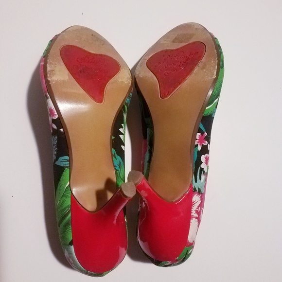 Naughty Monkey Open Toe Jungle Print Sandal Size8 - Picture 4 of 8